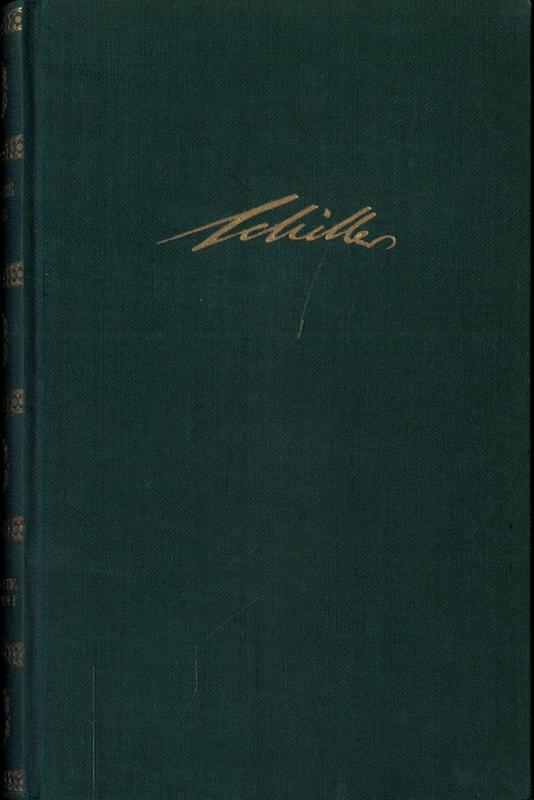 Schillers Werke Band VII : Historische Schriften erster teil cover