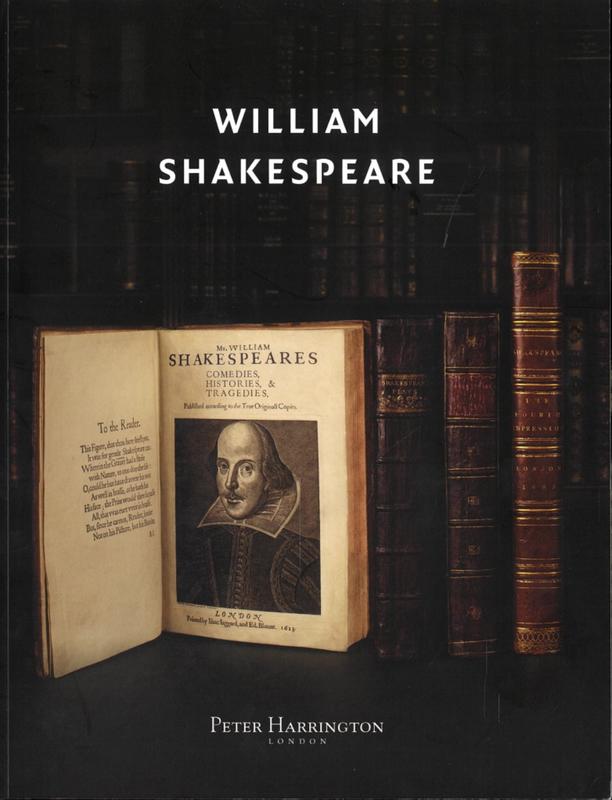 William Shakespeare / Peter Harrington cover