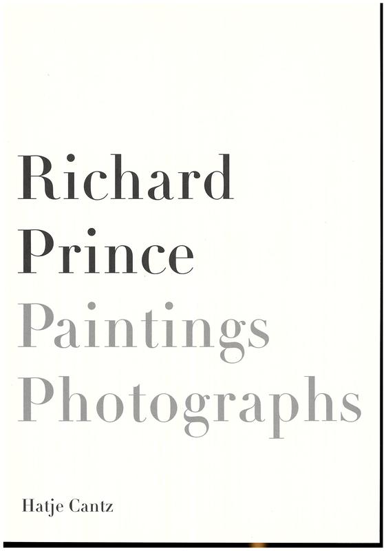 Richard Prince : paintings, photographs cover