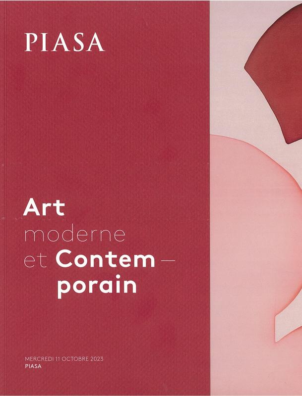 Art moderne et contemporain : vente mercredi 11 octobre 2023 / PIASA cover