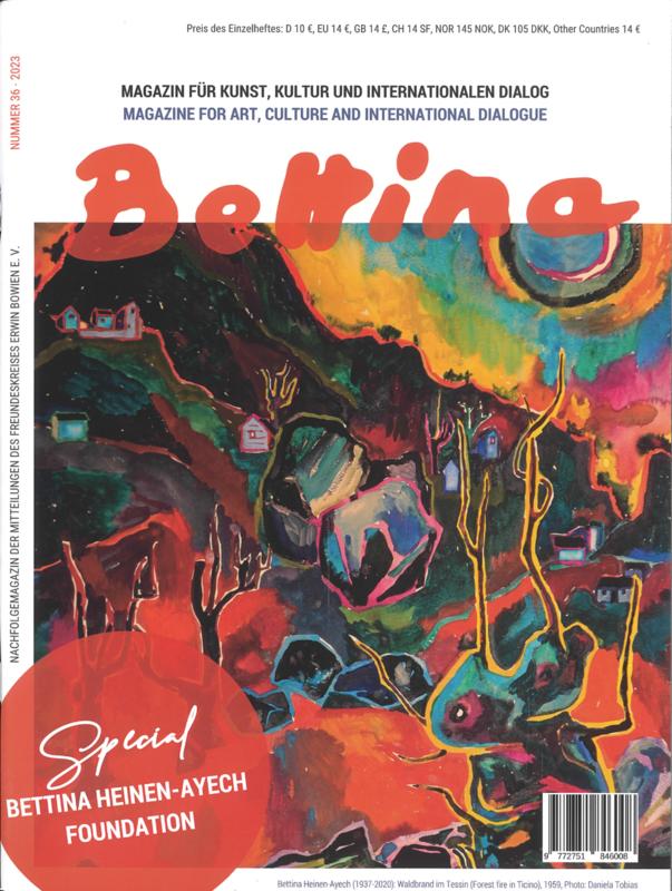 Bettina - magazine for art, culture and international dialogue cover