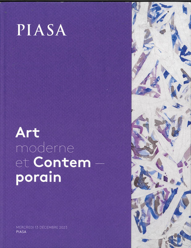 Art moderne et contemporain : vente mercredi 13 decembre 2023 / PIASA cover