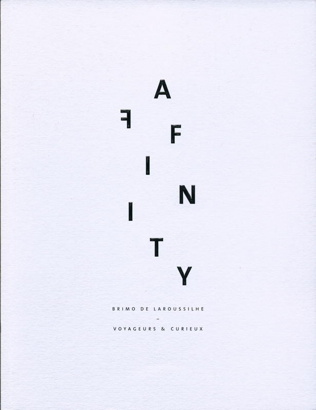 Affinity : Medieval and South Pacific art / Brimo de Laroussilhe, Voyageurs & Curieux cover
