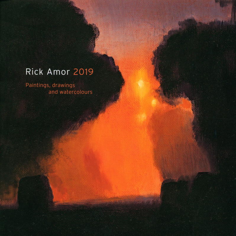 Rick Amor 2019 paintings, drawings and watercolours cover