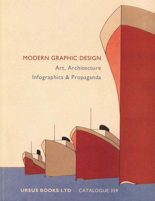 Modern graphic design : art, architecture, inforgraphics & propaganda, Catalogue 359 / Ursus Books Ltd cover