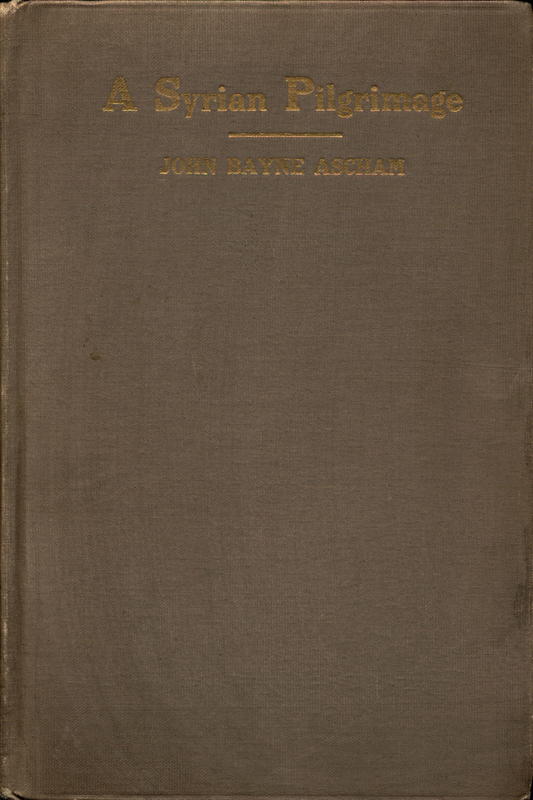 A Syrian Pilgrimage cover