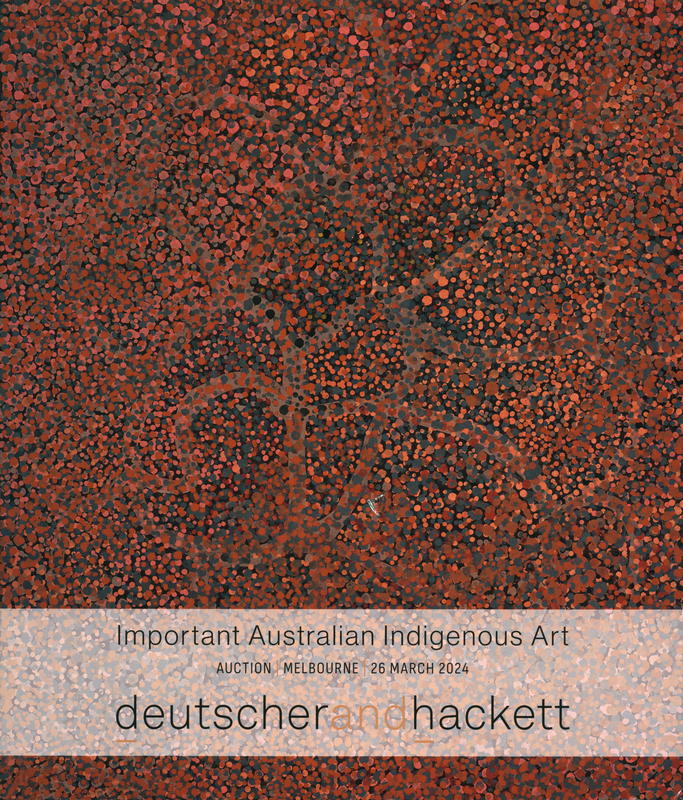 Important Australian and Indigenous Art : lots 1-66, auction, Melbourne, 26 March 2024 cover