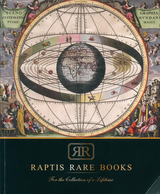 Raptis Rare Books : for the collection of a lifetime : [Summer 2019] cover