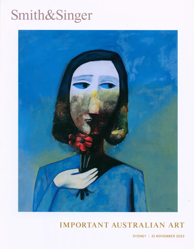 Important Australian art : auction in Sydney, 21 November 2023 / Smith & Singer cover