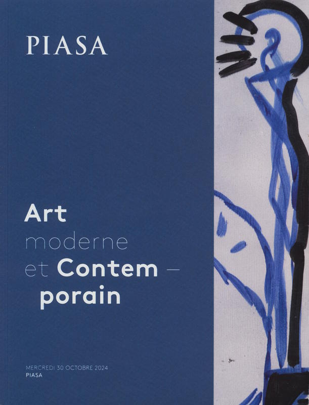 Art moderne & contemporain : vente, Mercredi 30 octobre 2024 / PIASA cover