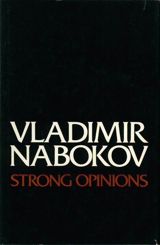 Strong opinions / Vladimir Nabokov cover