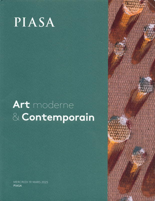 Art moderne & contemporain : vente Mercredi 19 mars 2025 / PIASA cover