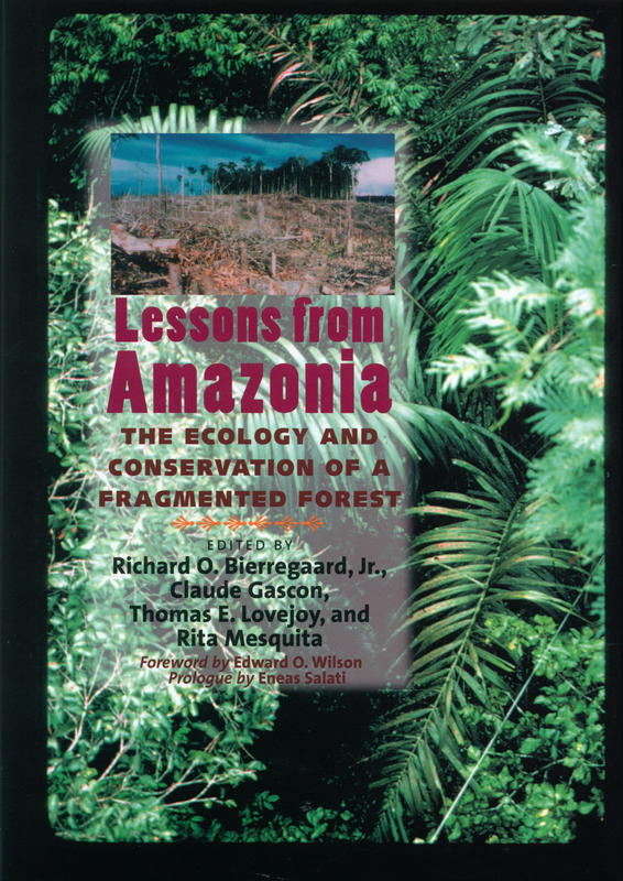 Lessons from Amazonia : the ecology and conservation of a fragmented forest / edited by Richard O. Bierregaard, Jr. [and 3 others] ; foreword by Edward O. Wilson ; prologue by Eneas Salati cover