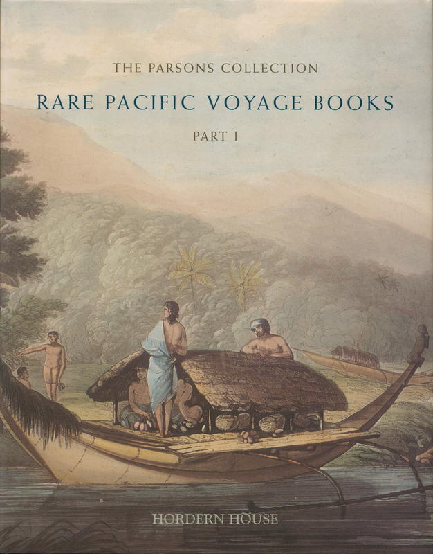 The Parsons collection : rare Pacific voyage books from the collection of David Parsons : part I, Dampier to Cook / Hordern House cover