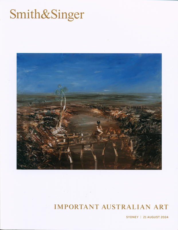 Important Australian art : auction in Sydney, 21 August 2024 / Smith & Singer cover