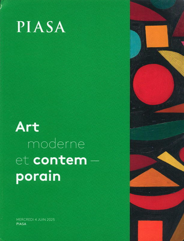 Art moderne & contemporain : vente Mercredi 4 juin 2025 / PIASA cover
