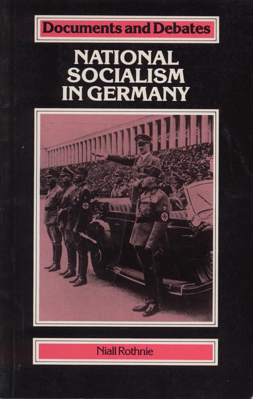 National socialism in Germany cover