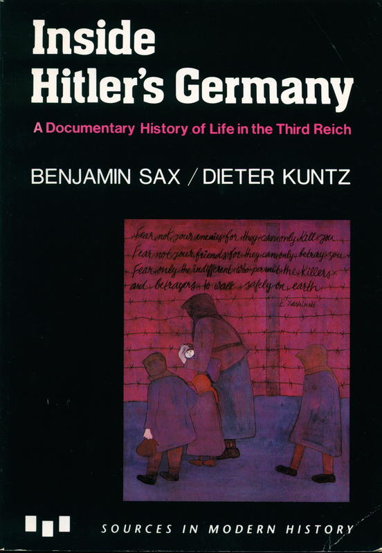 Inside Hitler's Germany : a documentary history of life in the Third Reich cover