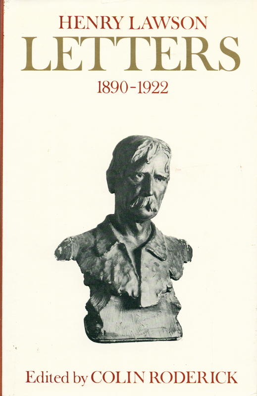 Henry Lawson : Letters, 1890–1922 cover