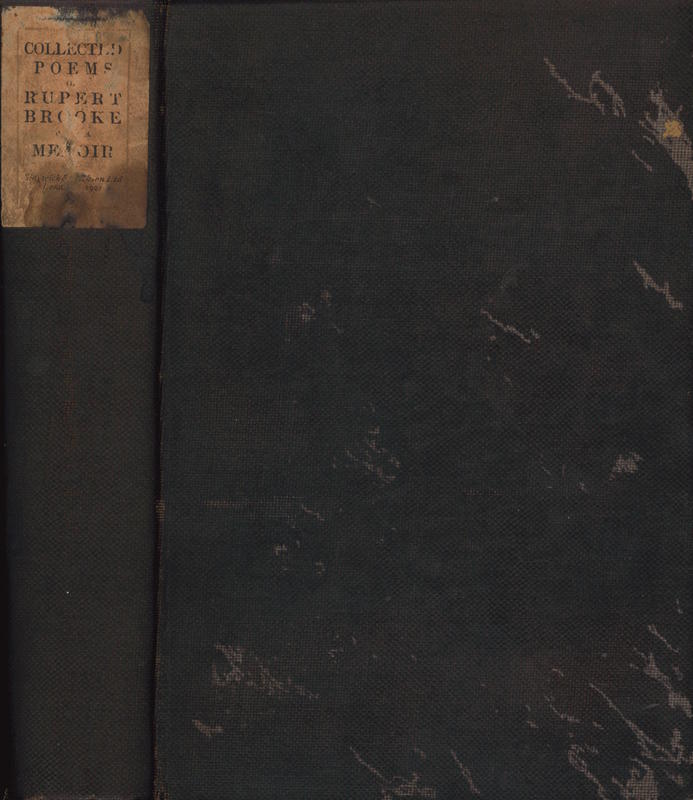 The collected poems of Rupert Brooke : with a memoir cover