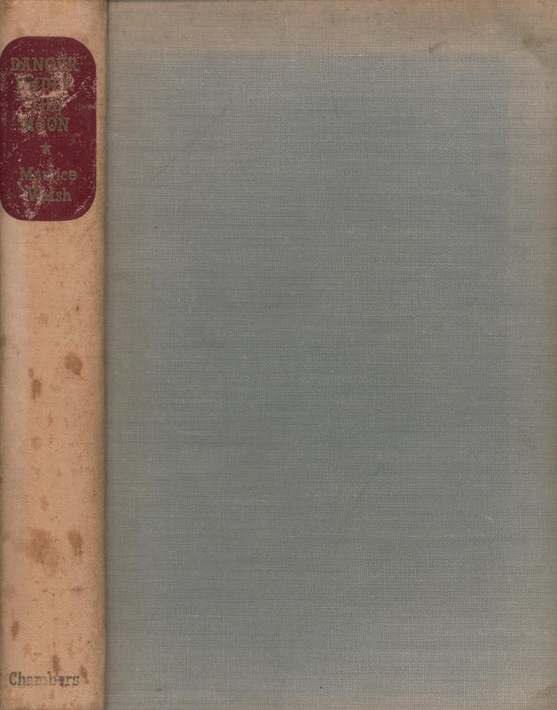 Danger under the moon / by Maurice Walsh cover