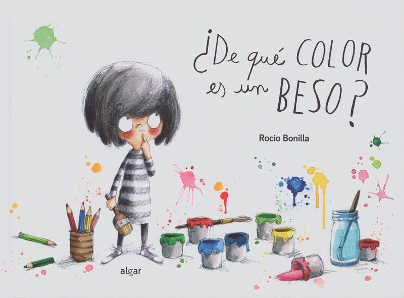 ¿De qué color es un beso? \ Rocio Bonilla cover