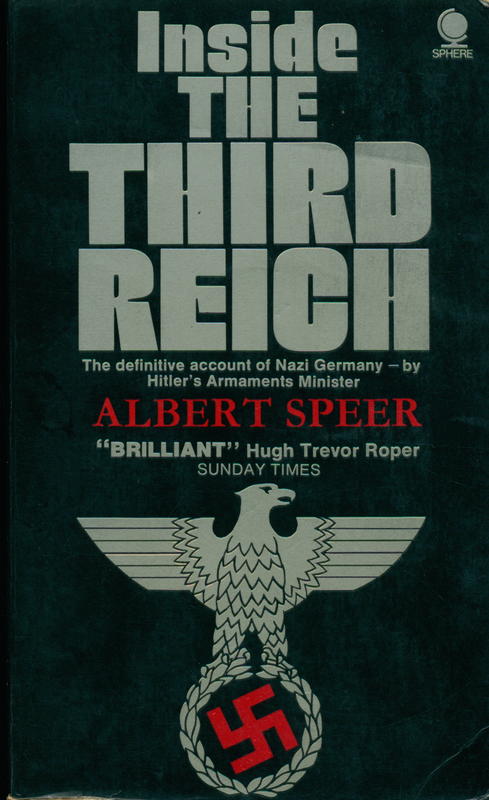 Inside the third reich / Albert Speer cover