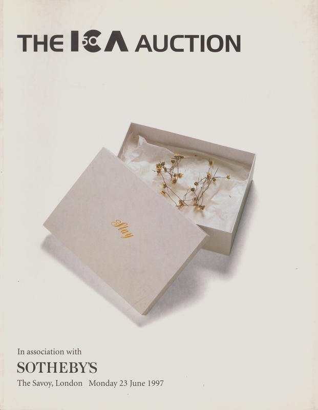 The ICA Auction / Sotheby's cover