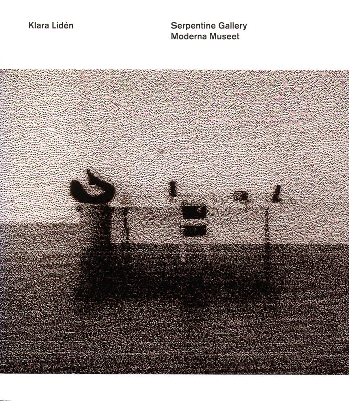 Klara Liden / [Serpentine Gallery] cover