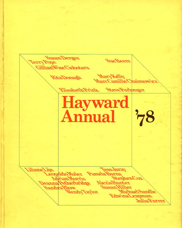 Hayward Annual '78 / Hayward Gallery cover