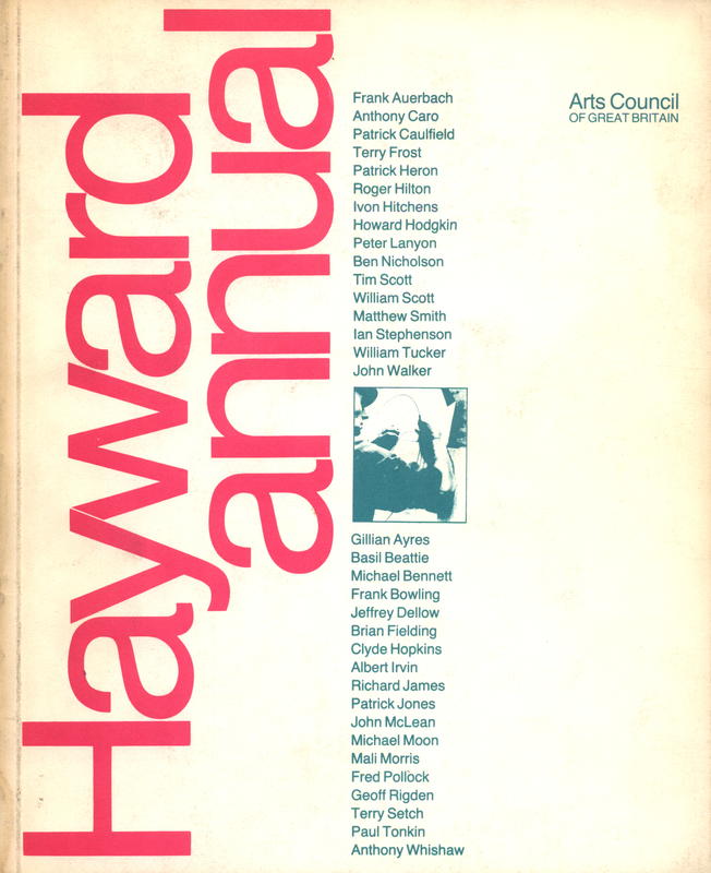 Hayward Annual 1980 : contemporary painting and sculpture selected by John Hoyland cover
