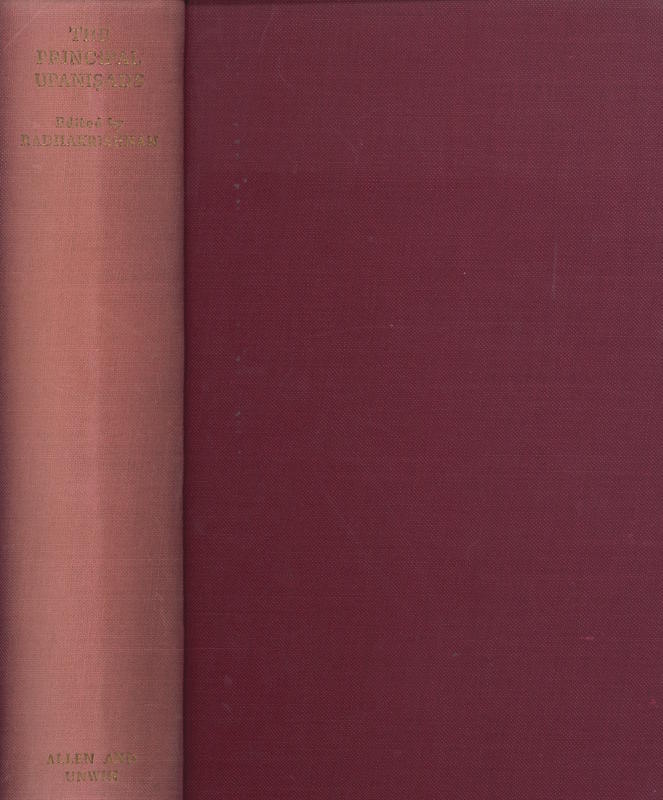 The principal Upaniṣads / edited with introduction, text, translation and notes by Radhakrishnan cover