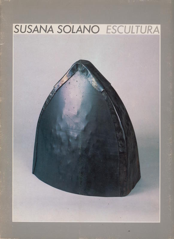 Susana Solano : esculturas 1984/86 / text by Teresa Blanch cover