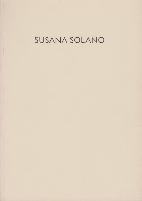 Susana Solano / [text by] Teresa Blanch cover