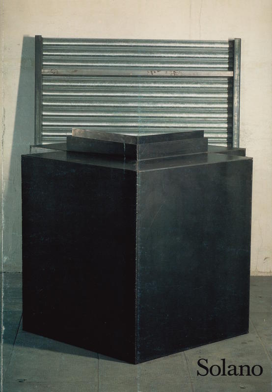 Susana Solano / preface by Remo Guidieri cover