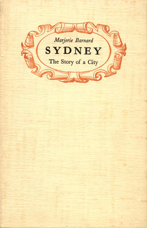 Sydney : the story of a city / Marjorie Barnard cover