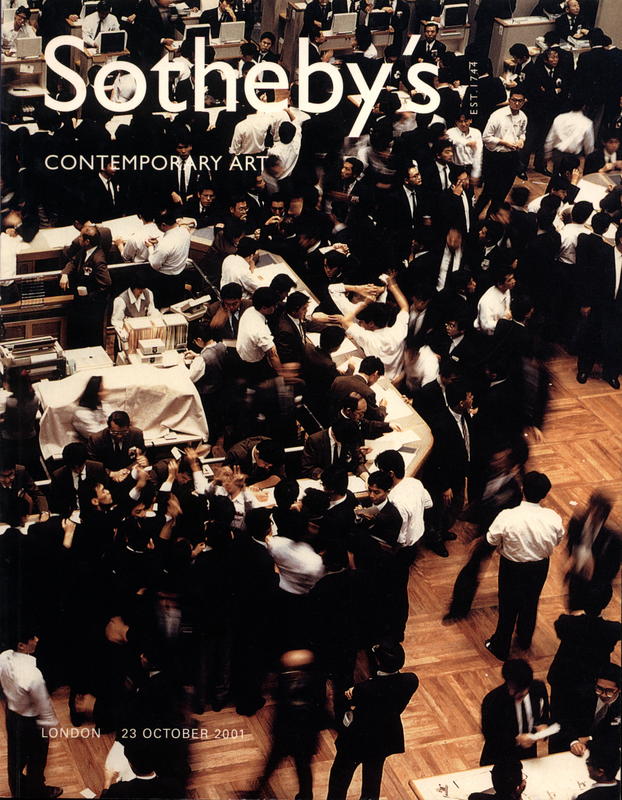 Contemporary art : auction in London, 23 October 2001 / Sotheby's cover
