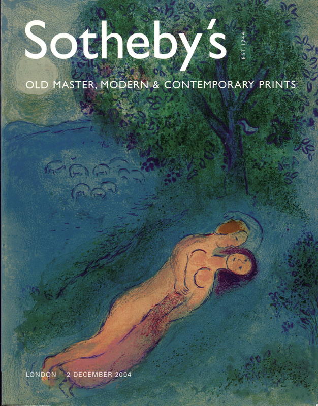 Old Master, Modern & Contemporary prints : auction in London, 2 December 2004 / Sotheby's cover
