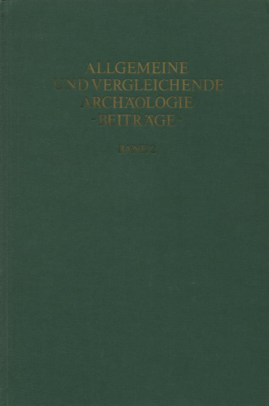 Beitrage zur allgemeinen und vergleichenden archaologie : band 2 cover