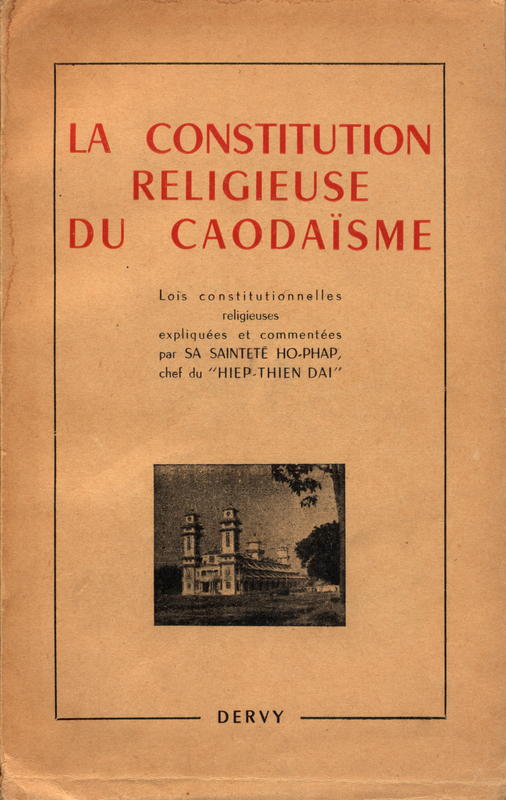 Phap-Chanh-Truyen : la constitution religeuse du Caodisme  / expliquees et commentees par Sa Saintete Ho-Phap cover