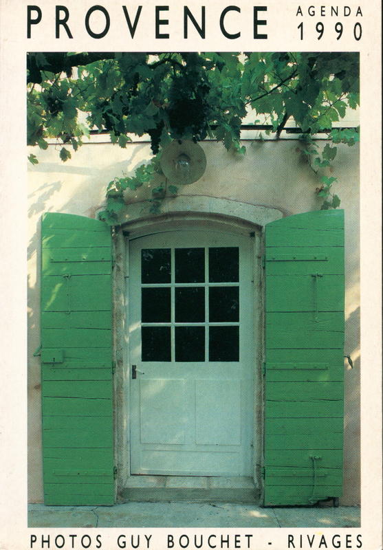 Agenda Provence 1990 / photos [by] Guy Bouchet cover