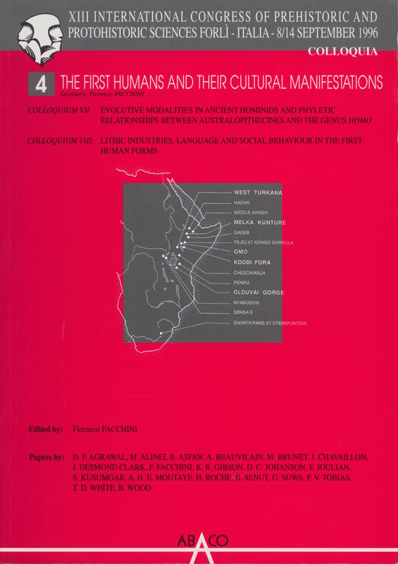 The first humans and their cultural manifestations / edited by Fiorenzo Facchini cover