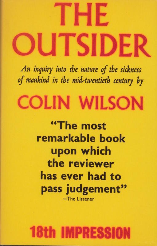 The outsider / Colin Wilson cover
