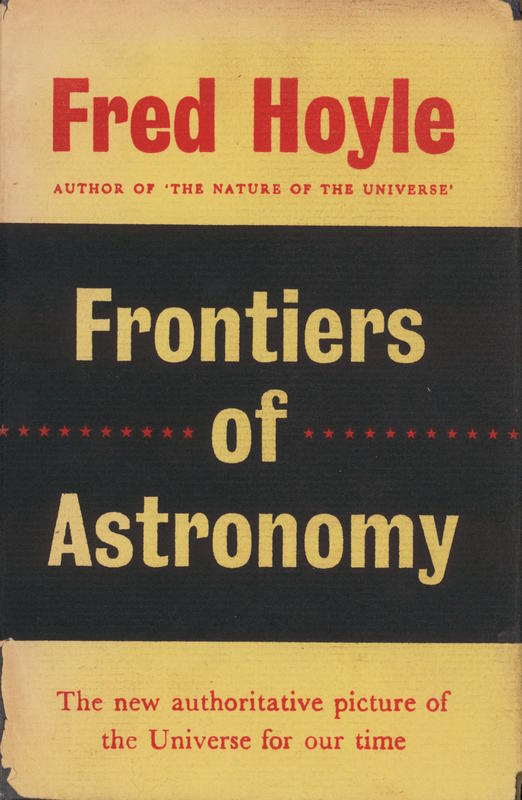 Frontiers of astronomy / Fred Hoyle cover