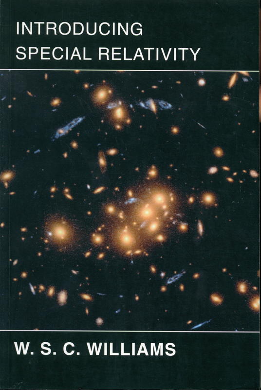 Introducing special relativity / W.S.C. Williams cover