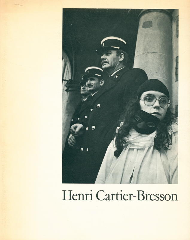 Henri Cartier-Bresson : his archive of 390 photographs fromthe Victoria and Albert Museum / with an essay by Sir Ernst Gobrich cover
