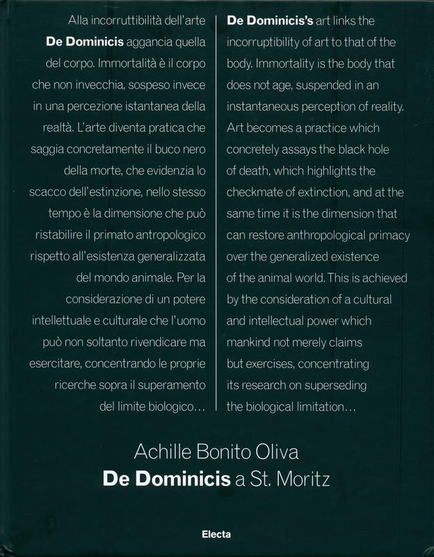 De Dominicis a St.Moritz cover