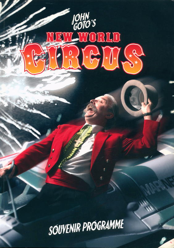 John Goto's New World Circus : souvenir programme / Focal Point Gallery cover