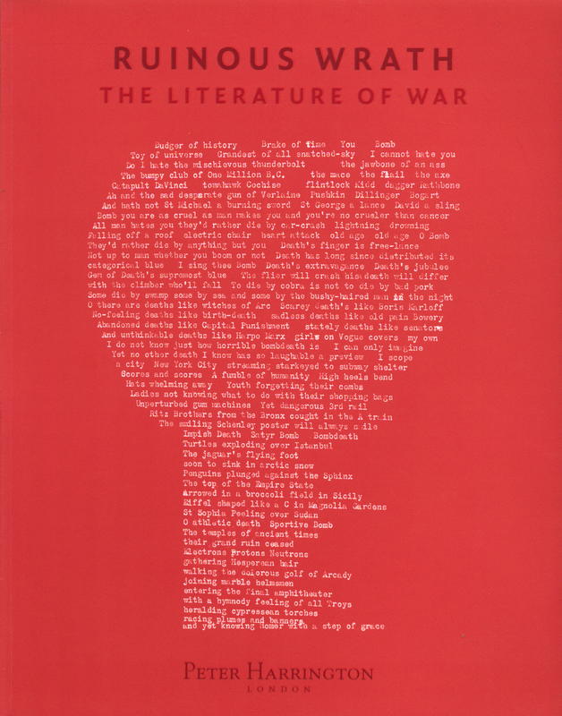 Ruinous wrath : the literature of war [2025] : catalogue 221 / Peter Harrington cover