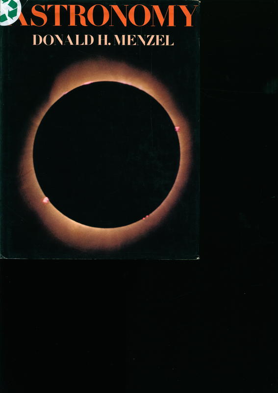 Astronomy / Donald Menzel ; sky maps and illustrations by Ching-Sung Yü cover